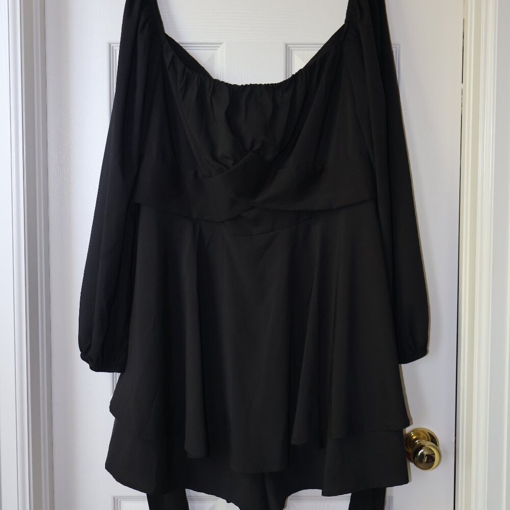Black Romper Dress